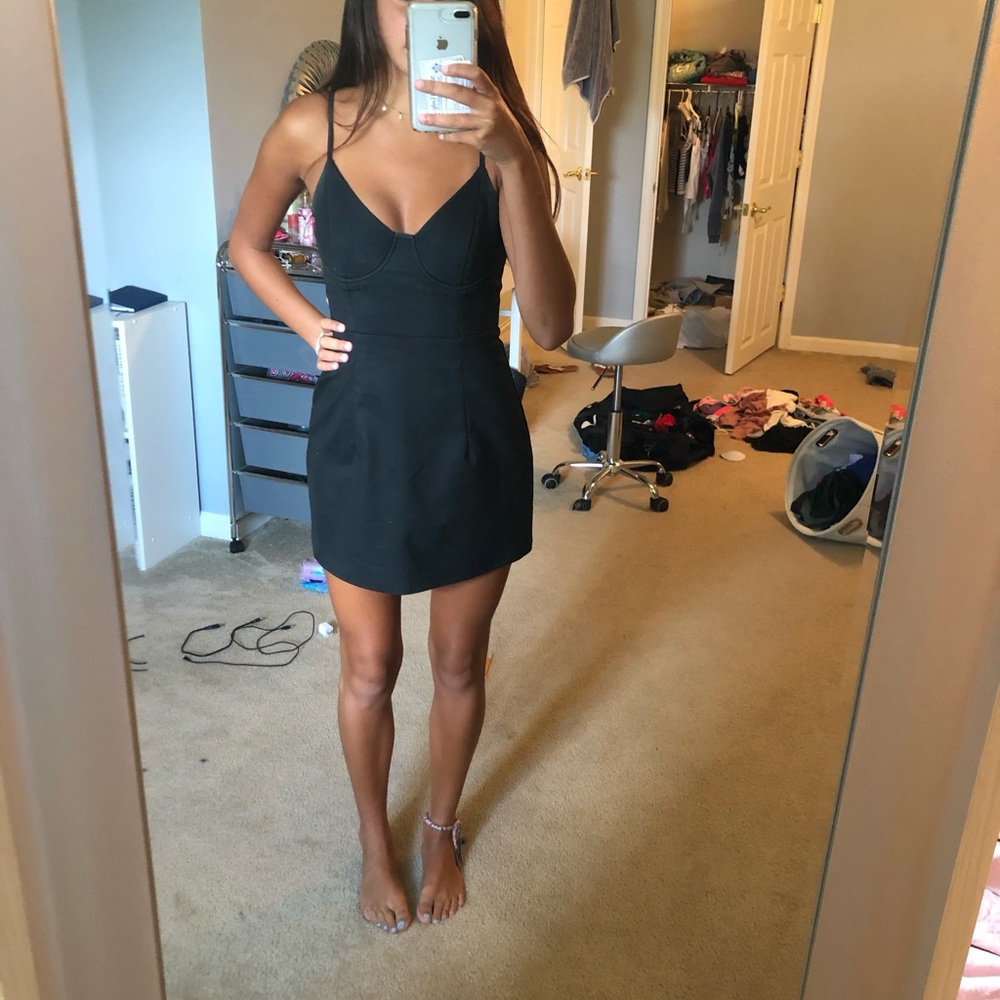 Princess Polly Black mini dress